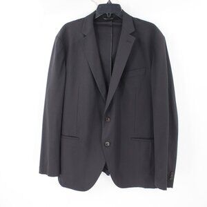 Sene Sport Coat Mens 50 Flex Tech Performance Two Button Black stretch pockets